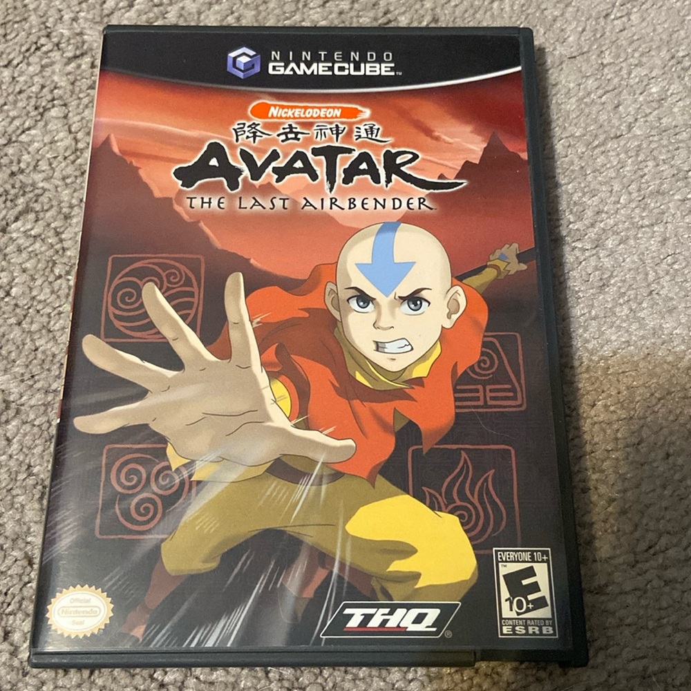 Avatar The Last Airbender Nintendo GameCube Game Authentic Case, Disc, Booklet